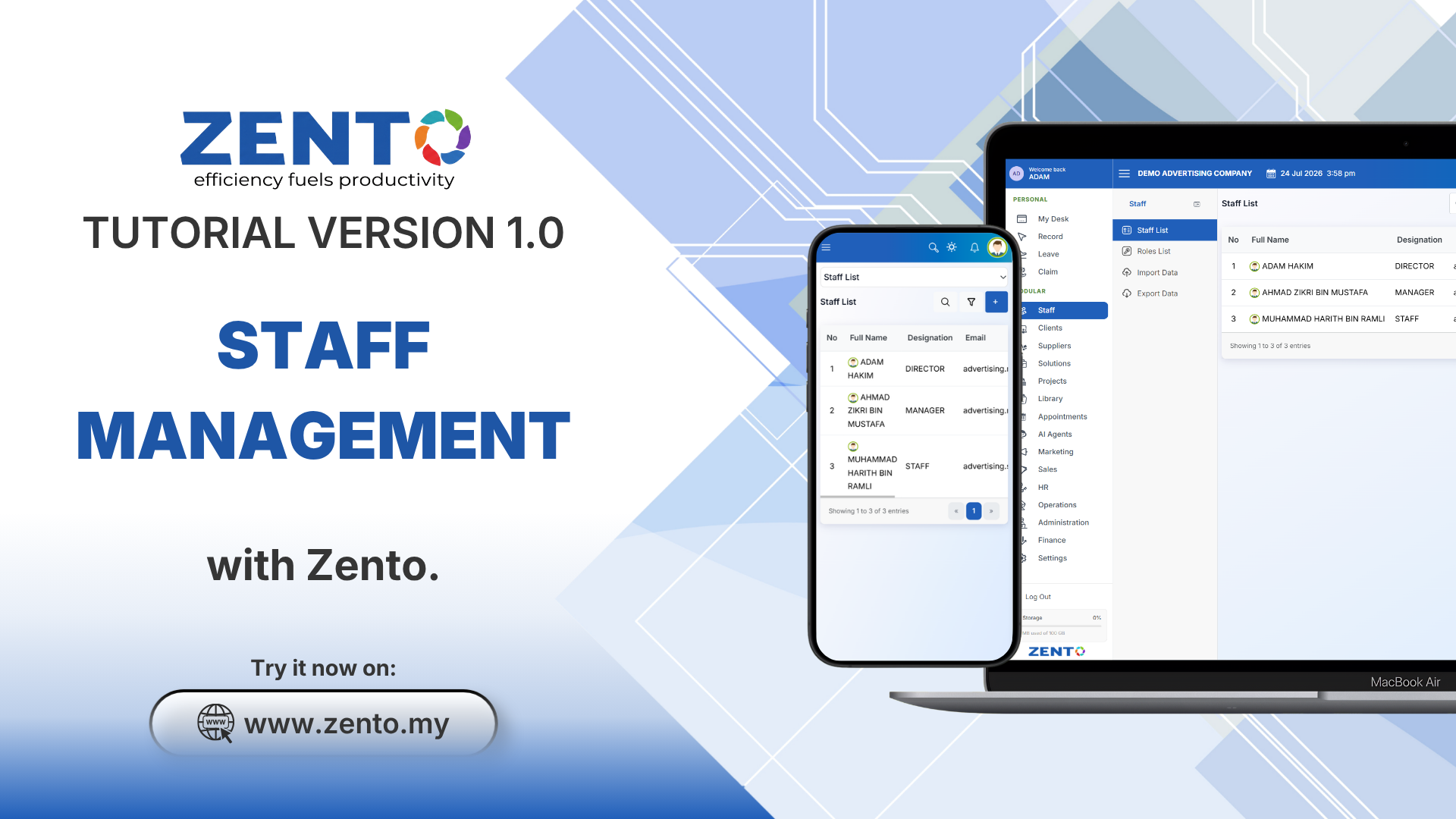 4.2 Staff Management