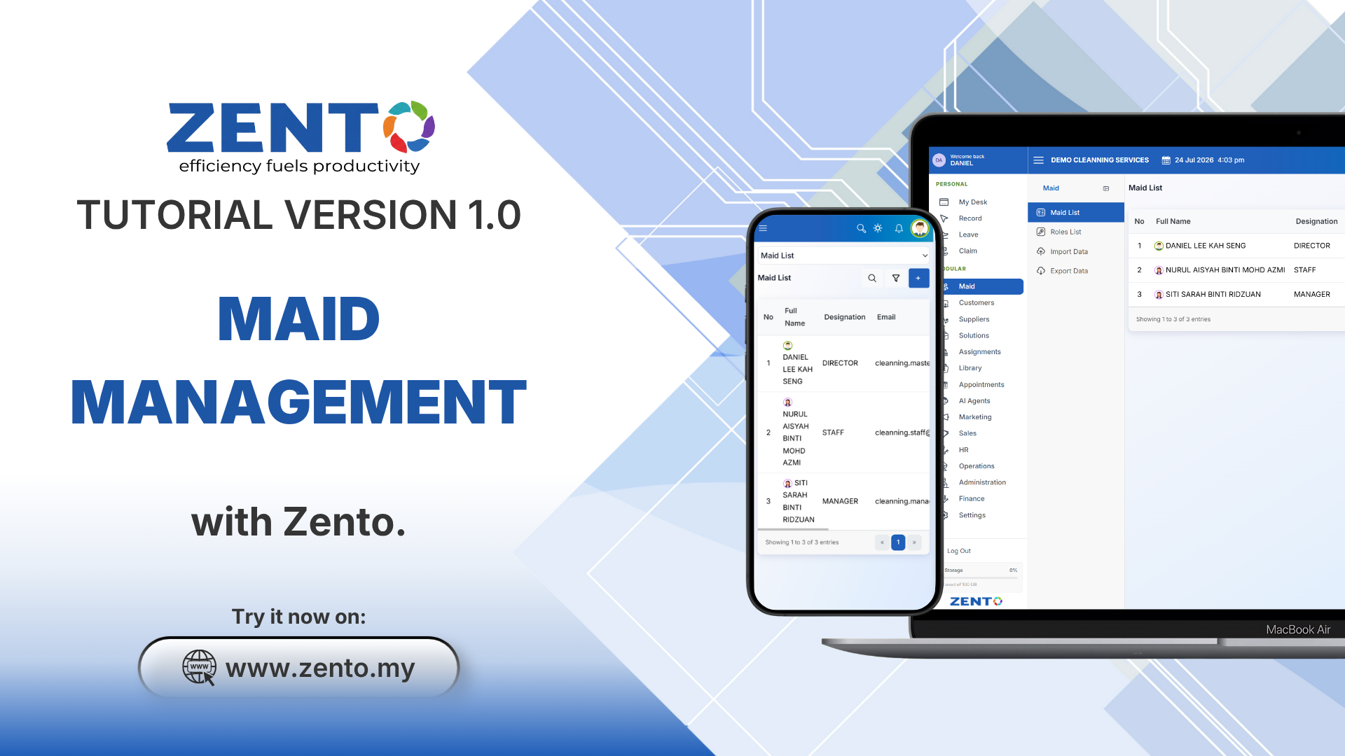 4.3 Maid Management